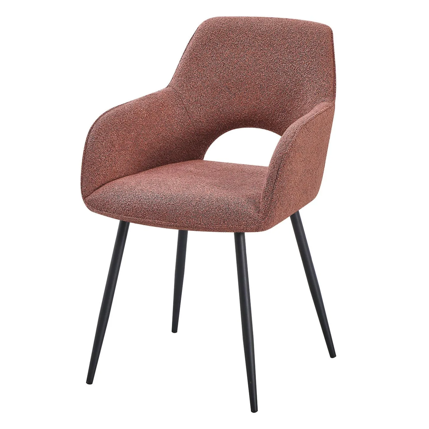 Chaises rembourrées (bte de 2) - rouille