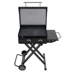 Charbroil Plancha portative au propane 22 po avec chariot pliant et 2 brûleurs - 24 000 BTU