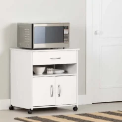 Chariot micro-ondes sur roulettes - South Shore