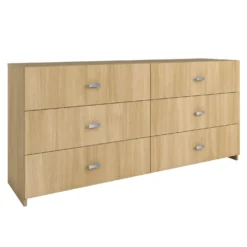 Commode avec 6 tiroirs- naturel