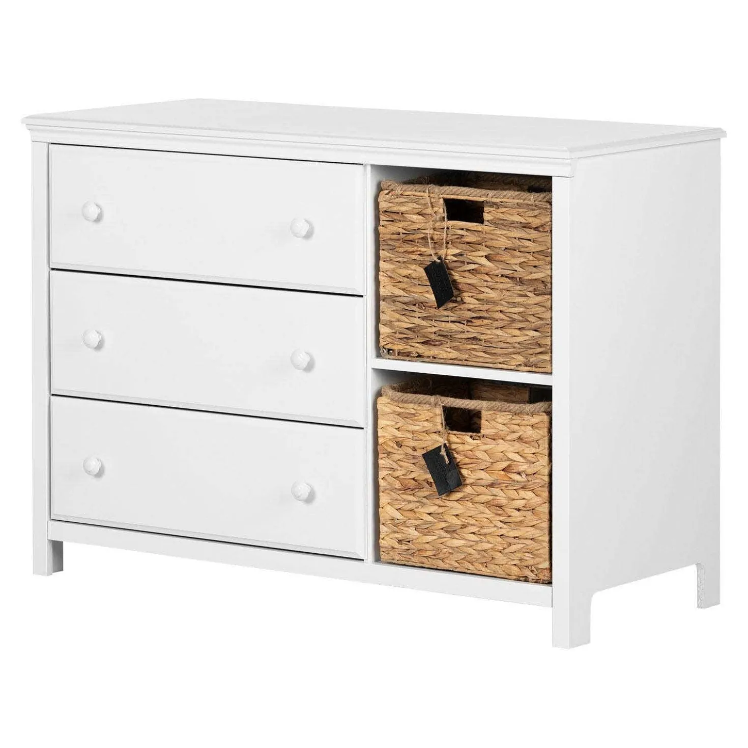 Commode 3 tiroirs avec paniers - South Shore