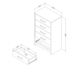 Commode 5 tiroirs - South Shore