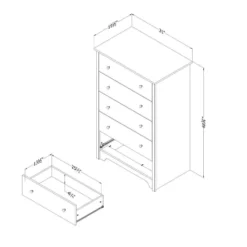 Commode 5 tiroirs - South Shore