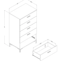 Commode 5 tiroirs - South Shore