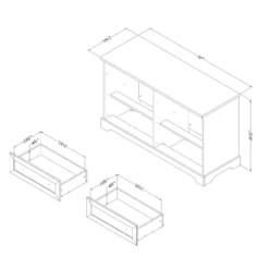 Commode 6 tiroirs - South Shore