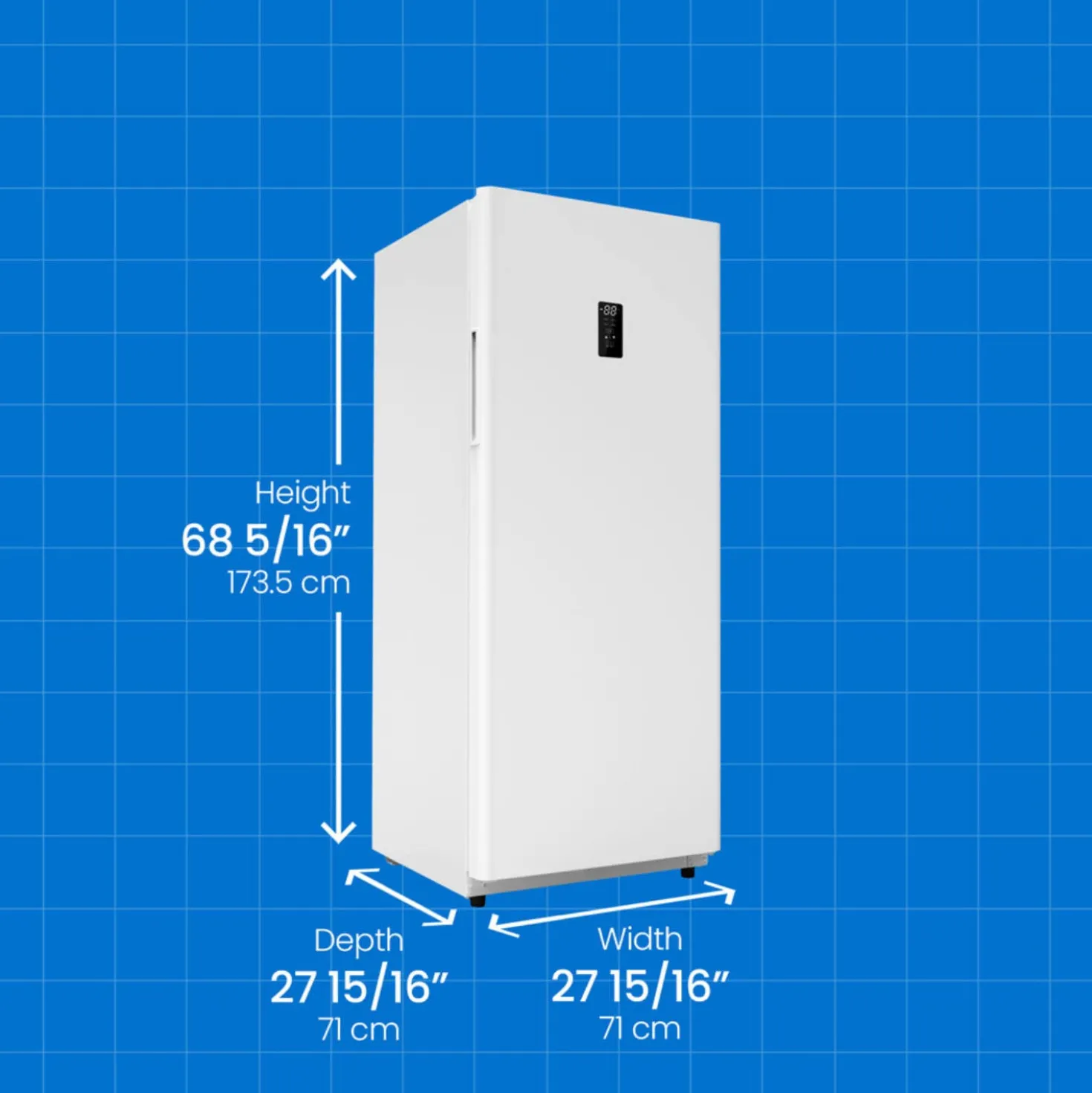 DANBY Congélateur 14 pi3, Blanc, Vertical, 28" - DUF140A1WDB