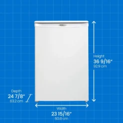 DANBY Congélateur 4,3 pi3, Blanc, Vertical, 24