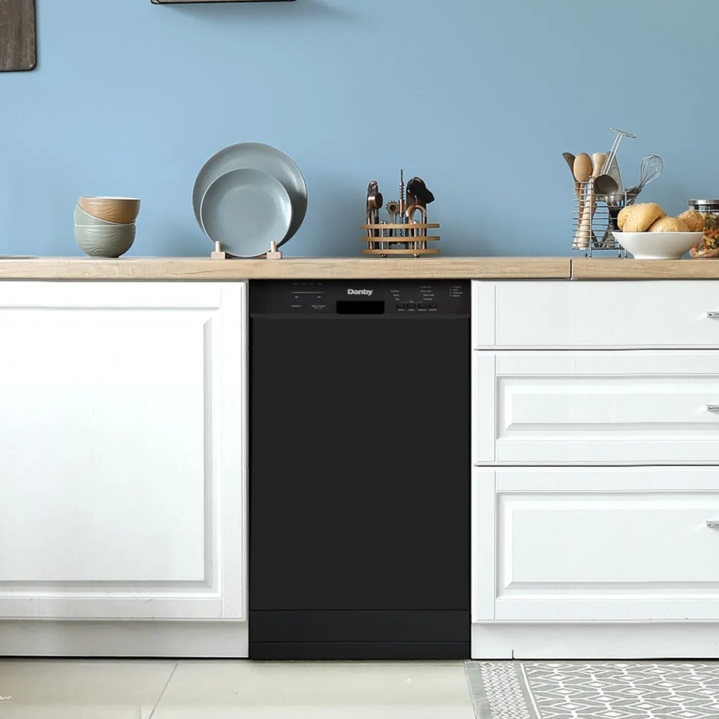 DANBY Lave-vaisselle Encastré Noir 18" 51dB - DDW18D1EB
