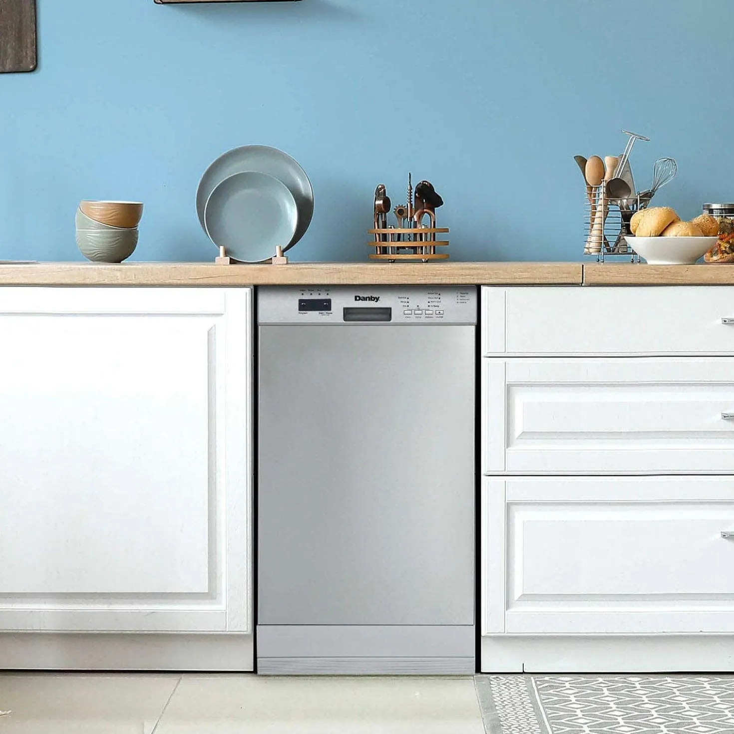 DANBY Lave-vaisselle Encastré Inox 18" 51dB - DDW18D1ESS