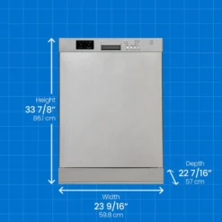 DANBY Lave-vaisselle Encastré Inox 24