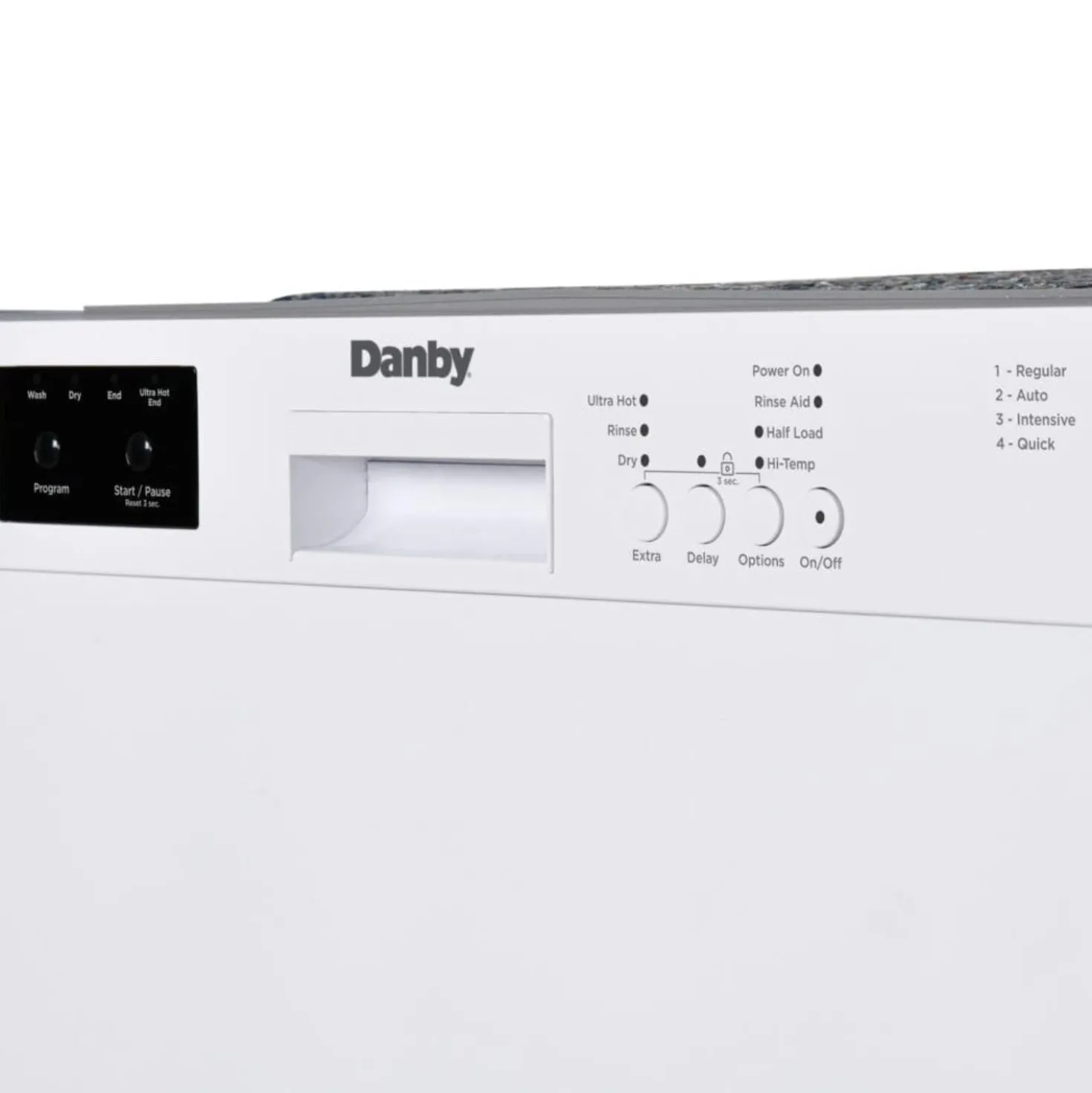DANBY Lave-vaisselle Encastré Blanc 24" 51dB - DDW2400EW