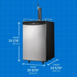 DANBY Refroidisseur de fûts à robinet Inox 21