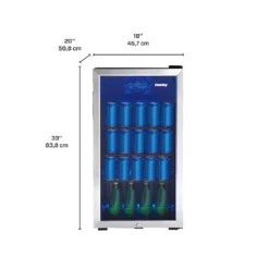DANBY Refroidisseurs à boisson Inox 18