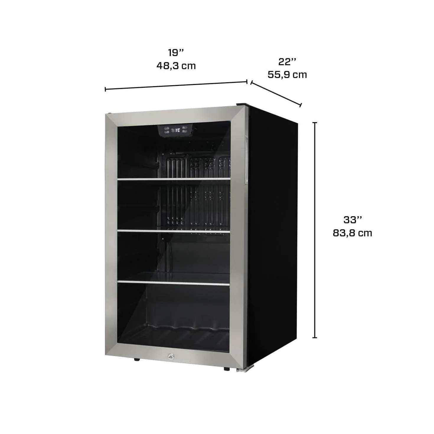 DANBY Refroidisseurs de boisson Inox 19" - DBC045L1SS
