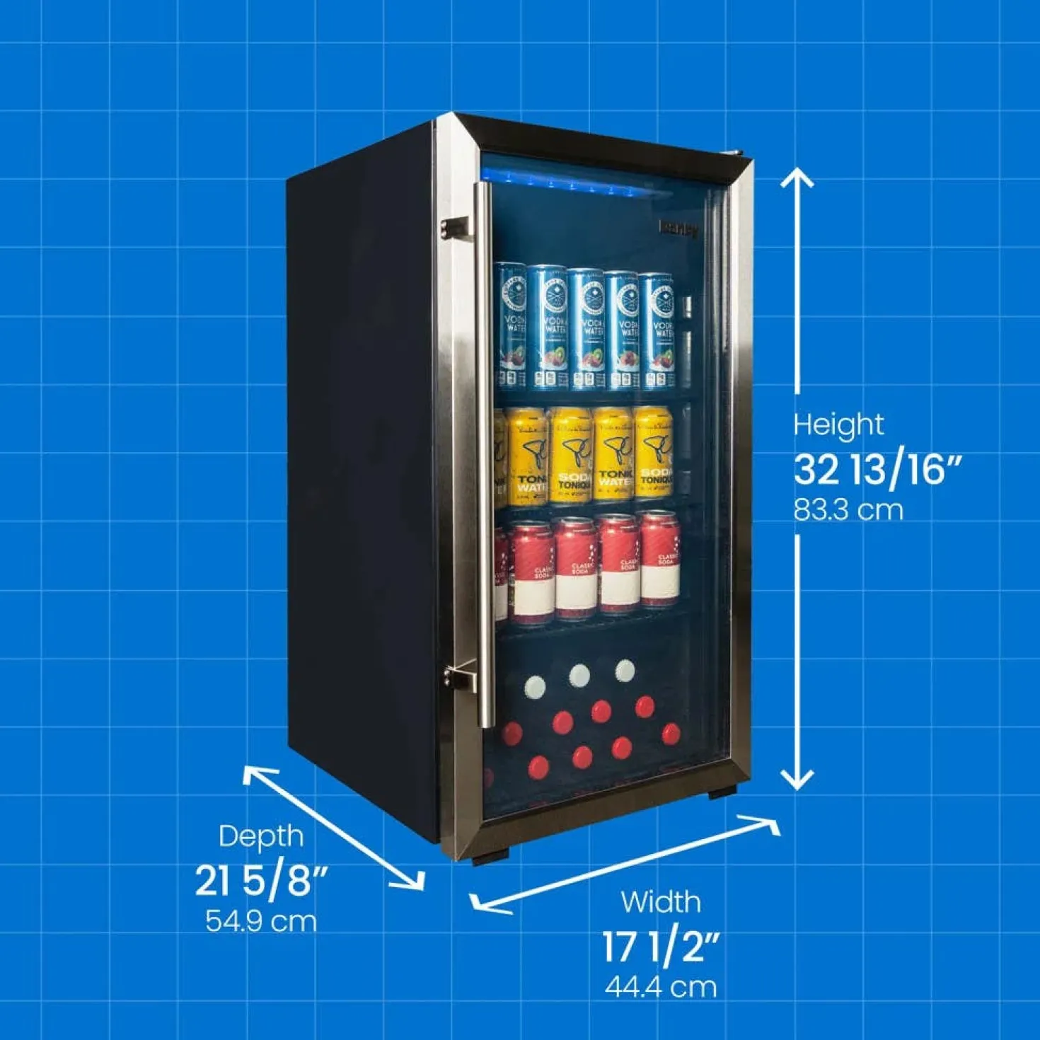 DANBY Refroidisseurs de boisson Inox 17.5" - DBC117A2BSSD