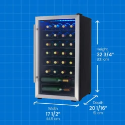 DANBY Refroidisseur à vin Inox 18
