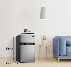 DANBY Réfrigérateur compact 3,1 pi3 Inox Compact - DCR031B1BSLD