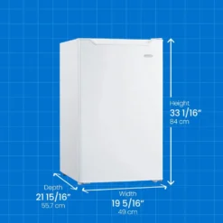 DANBY Réfrigérateur 4,4 pi3 Blanc Compact - DCR044B1WM