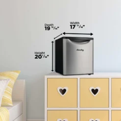DANBY Réfrigérateur 1,7 pi3 Inox Compact - DAR017A3BSLD