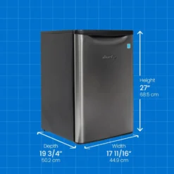 DANBY Réfrigérateur 2,6 pi3 Inox Compact - DAR026A2BSLD
