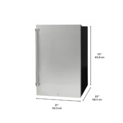 DANBY Réfrigérateur 4,4 pi3 Inox Compact - DAR044A1SSO-