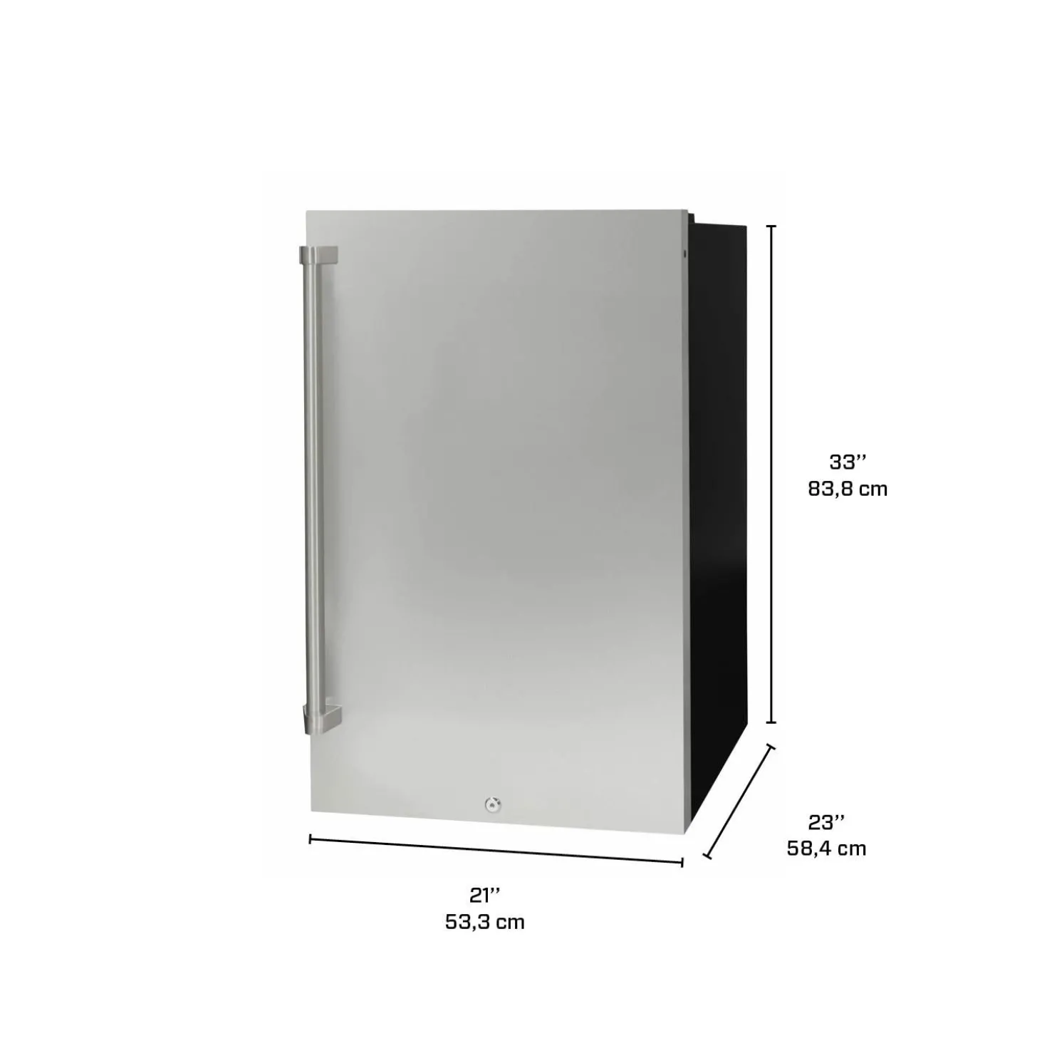 DANBY Réfrigérateur 4,4 pi3 Inox Compact - DAR044A1SSO-
