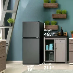 DANBY Réfrigérateur 4,7 pi3 Inox noir Compact - DCR047A1BBSL