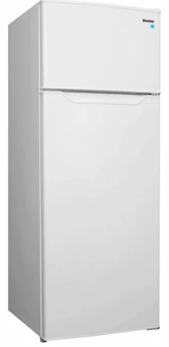 DANBY Réfrigérateur 7,4 pi3 22 po Blanc Congélateur en haut - DPF074B2WDB-