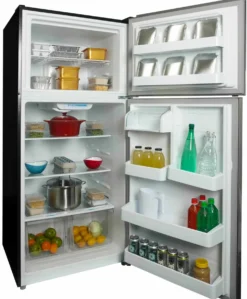 DANBY Réfrigérateur 18 pi3 30 po Inox Congélateur en haut - DFF180E2SSDB