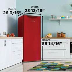 DANBY Réfrigérateur 11 pi3 24 po Rouge Tout réfrigérateur - DAR110A3LDB