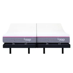 Deux bases de lits ajustables avec matelas Loop (39"x78")