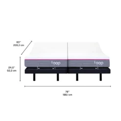 Deux bases de lits ajustables avec matelas Loop (39