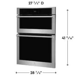 ELECTROLUX Combinaison four mural et micro-ondes Inox30