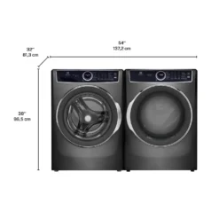 ELECTROLUX Ensemble laveuse et sécheuse, Titane
