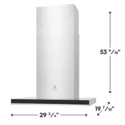ELECTROLUX Hotte Cheminée Inox 30