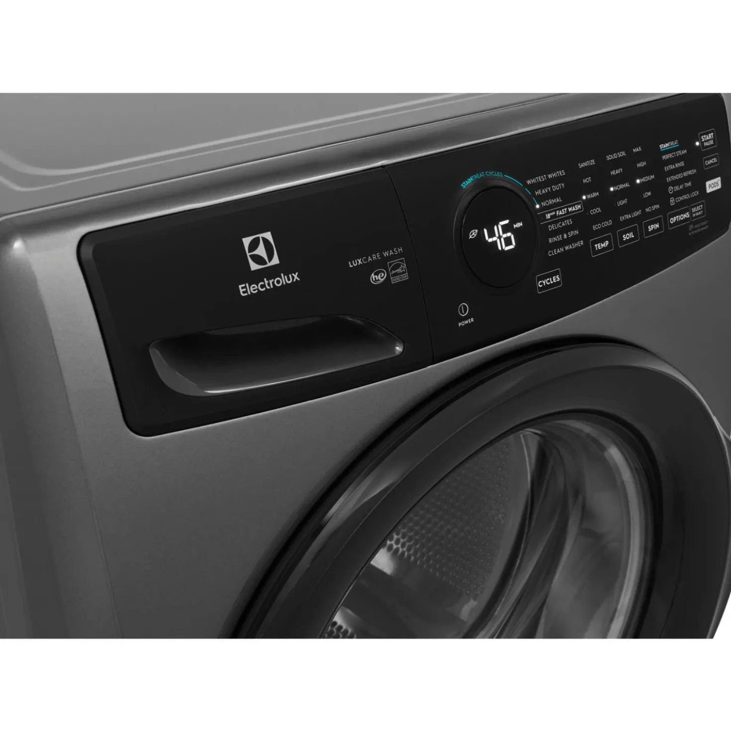 ELECTROLUX Laveuse Chargement frontal Inox noir 27" - ELFW7437AT