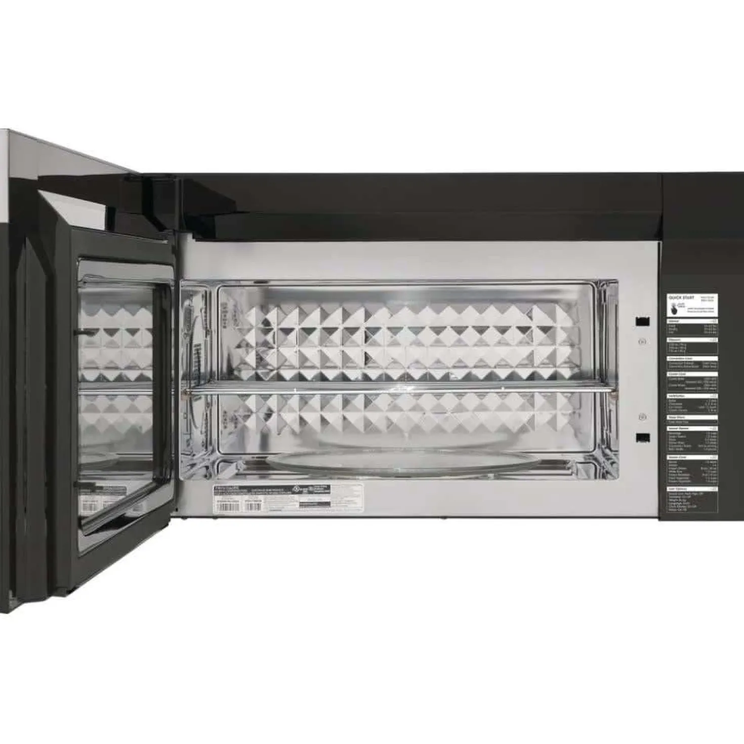 ELECTROLUX Micro-ondes/hotte, Inox, 30"
