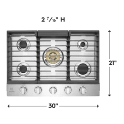 ELECTROLUX Plaque de cuisson Gaz Inox 30