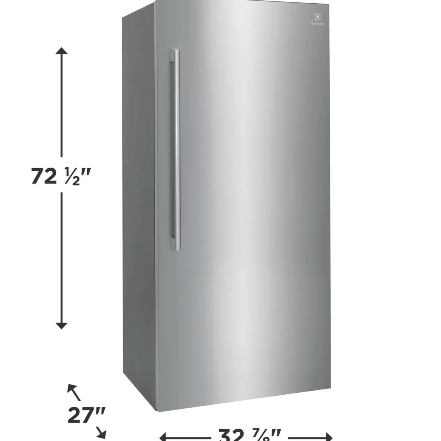 ELECTROLUX Réfrigérateur 19 pi3 33 po Inox Tout réfrigérateur - EI33AR80WS