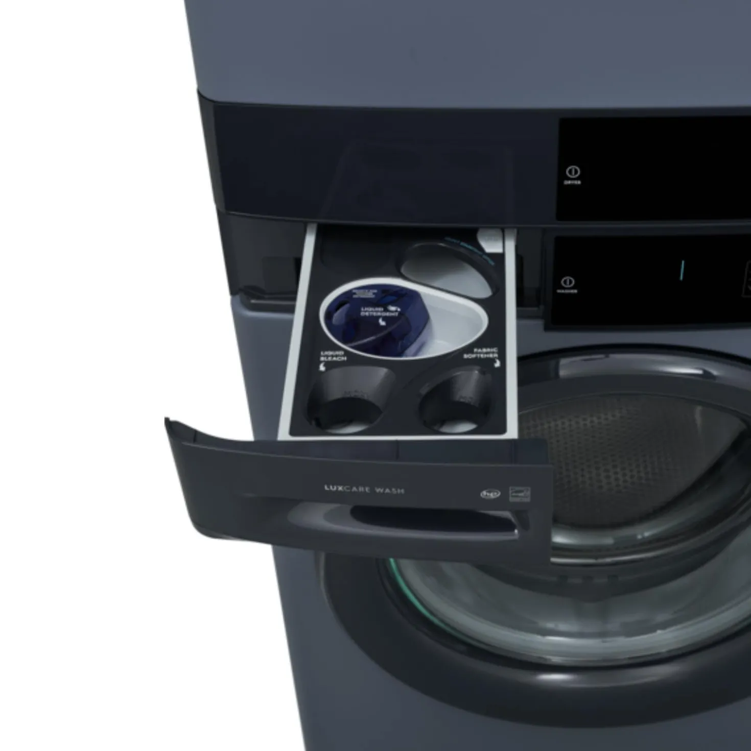 ELECTROLUX Tour de lavage, Bleu denim, 27", Chargement frontal - ELTE730CAD
