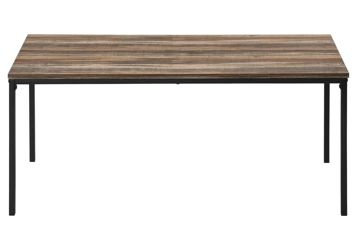 Ens de tables - 3mcx, faux bois brun, métal noir - Monarch