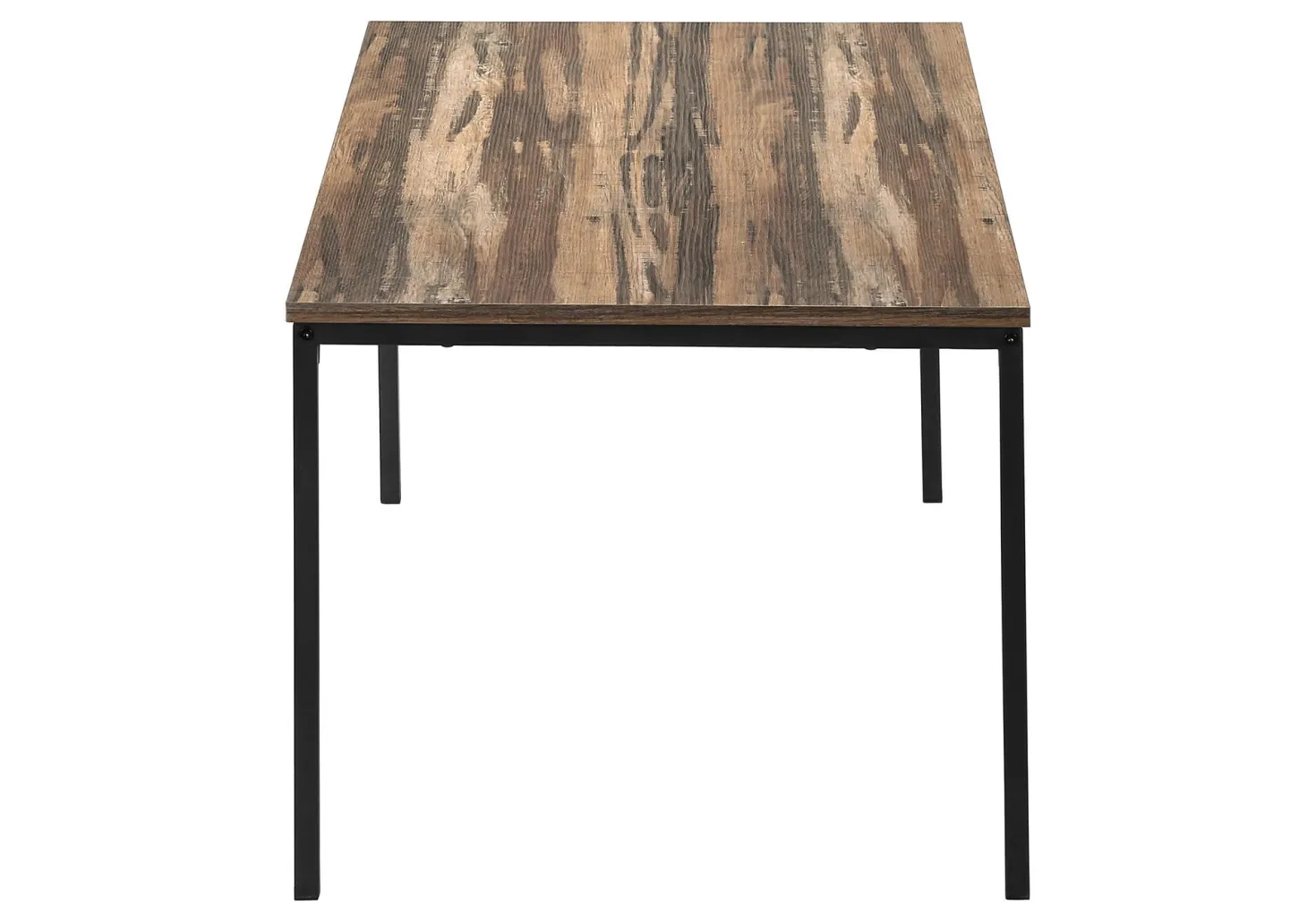 Ens de tables - 3mcx, faux bois brun, métal noir - Monarch