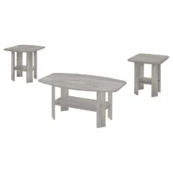 Ens de tables - 3mcx, gris industriel - Monarch