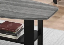 Ens de tables - 3mcx, noir, dessus gris - Monarch