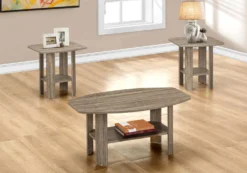 Ens de tables - 3mcx, taupe foncé - Monarch