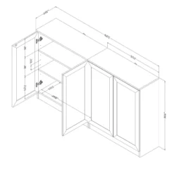 Ensemble de 2 buffets - South Shore