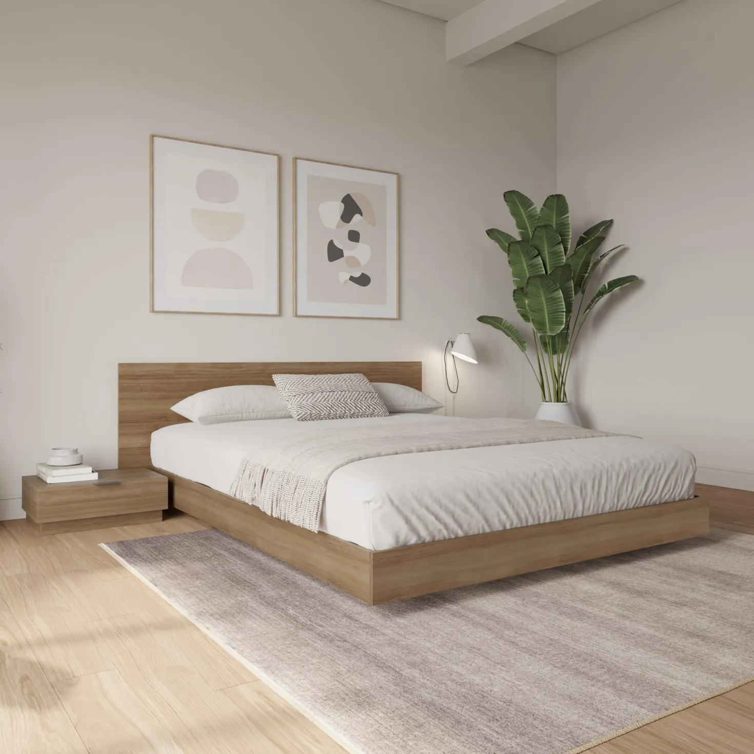 Ensemble de chambre à coucher king (78") - 4 mcx - Nexera