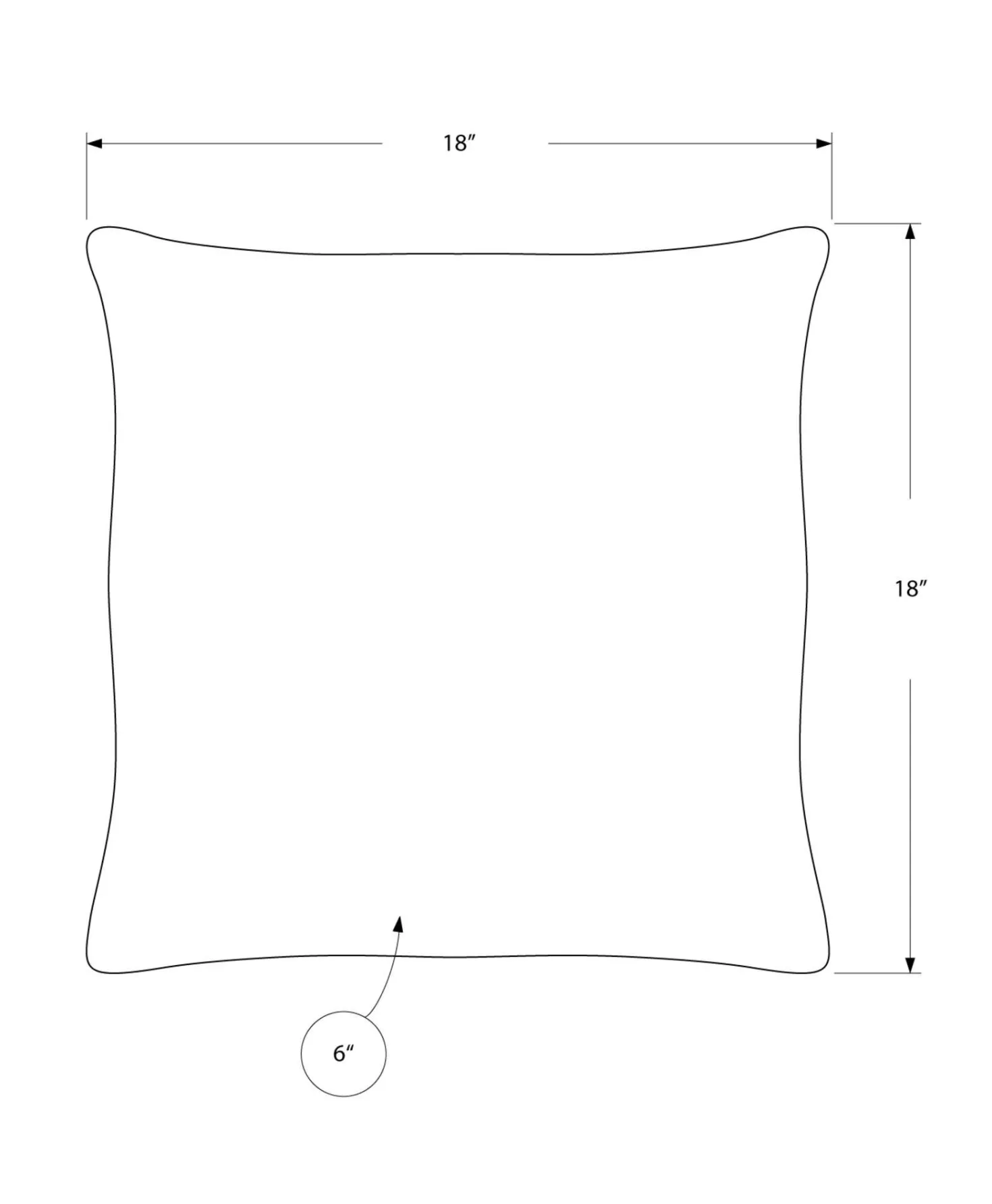 Ensemble de 2 coussins décoratifs 18"