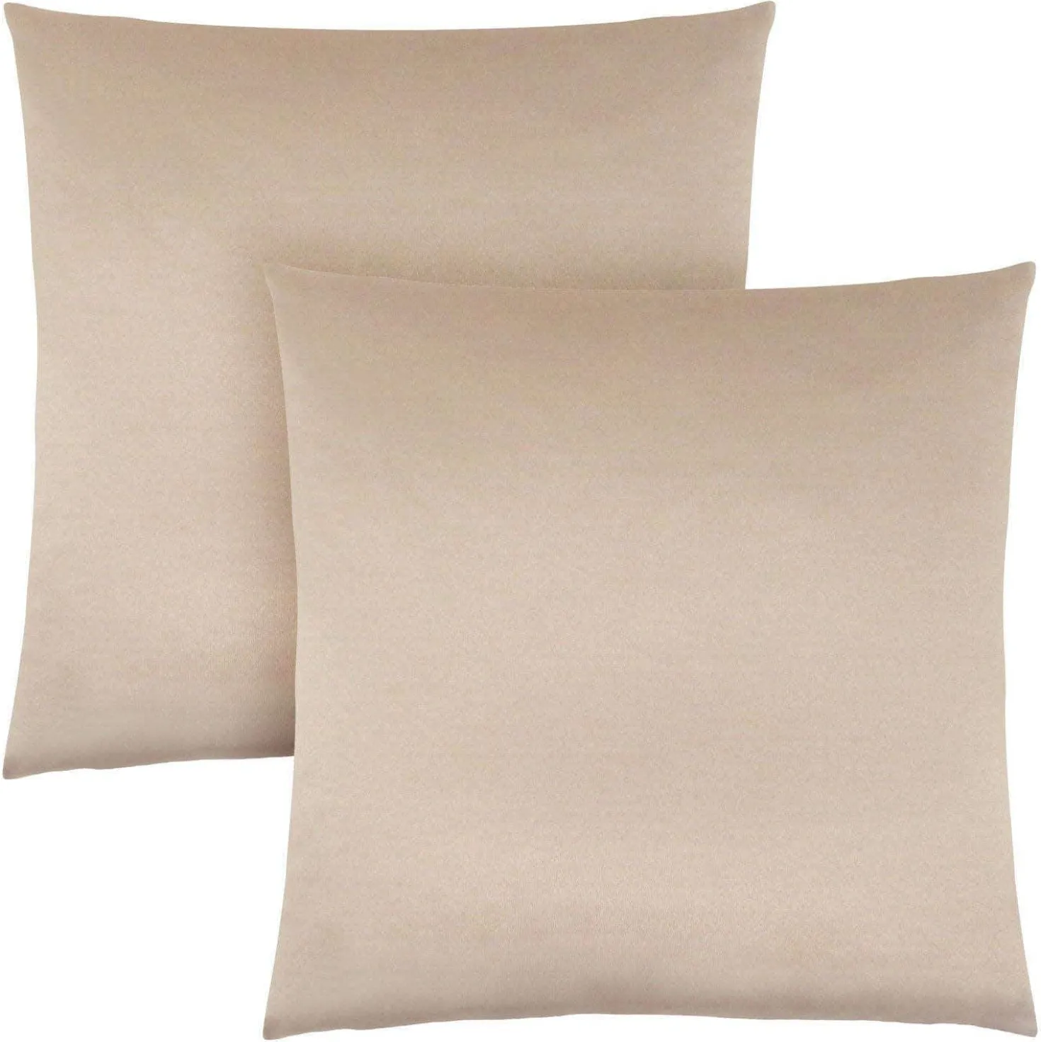 Ensemble de 2 coussins décoratifs en satin 18"