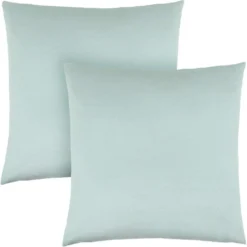 Ensemble de 2 coussins décoratifs en satin 18"